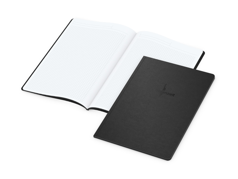 Werbeartikel Tablet Book A4 schwarz Slim Complete