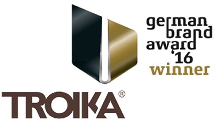 Wir freuen uns für TROIKA über den "German Brand Award"