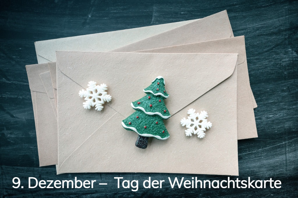 9. Dezember – Wir feiern den Tag der Weihnachtskarte